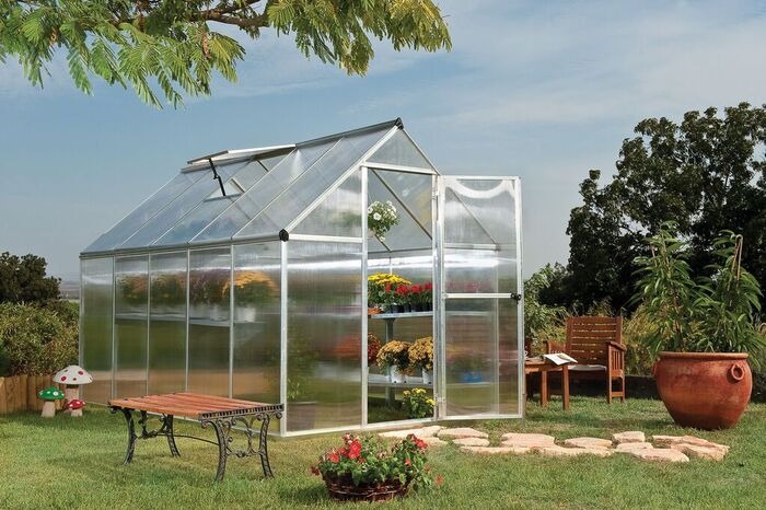 Växthus Mythos 5,7 m² Silver Canopia by Palram